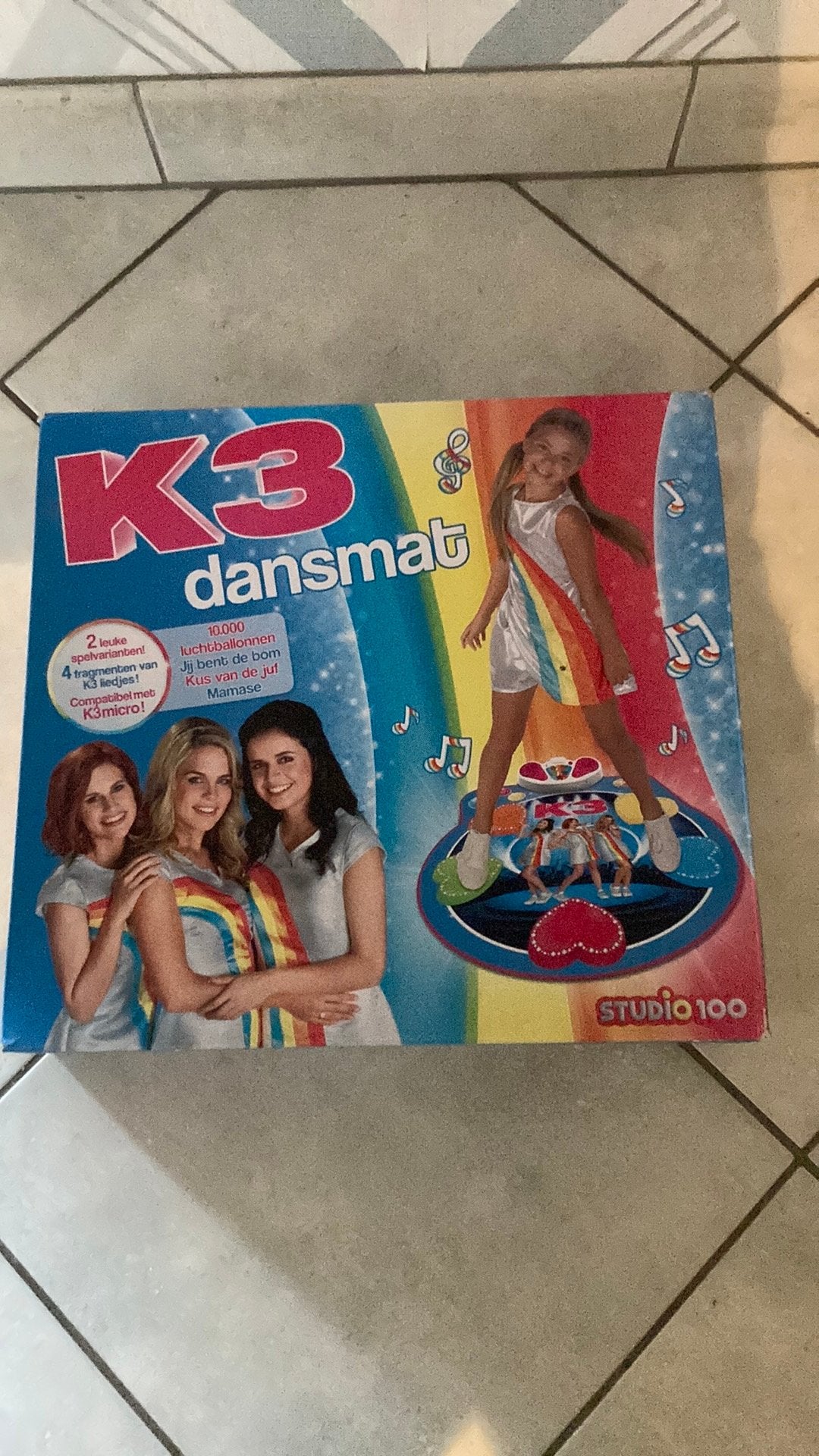 K3 dansmat, Ophalen, Gebruikt