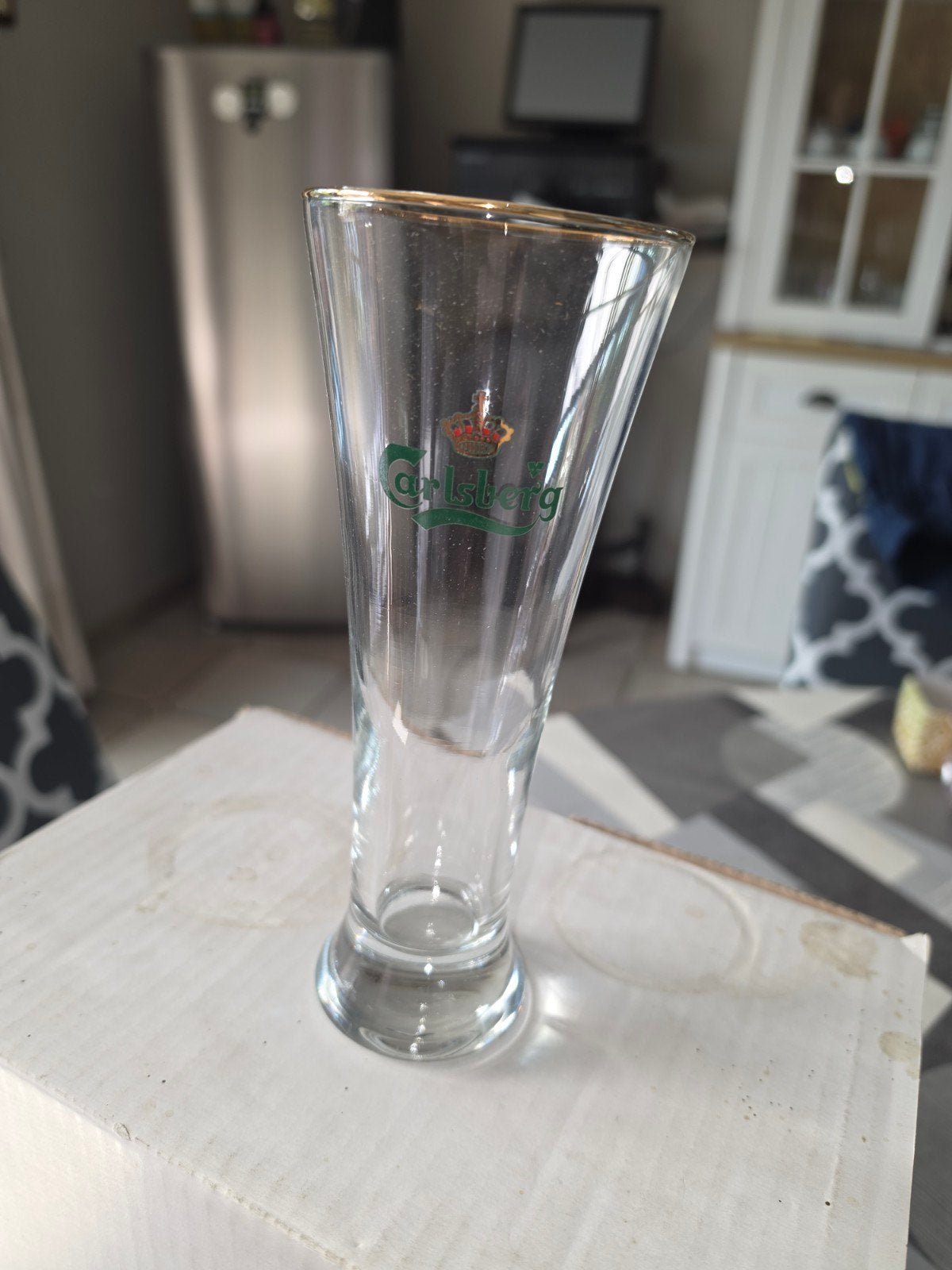 carelberg glazen 6 st, Verzamelen, Ophalen