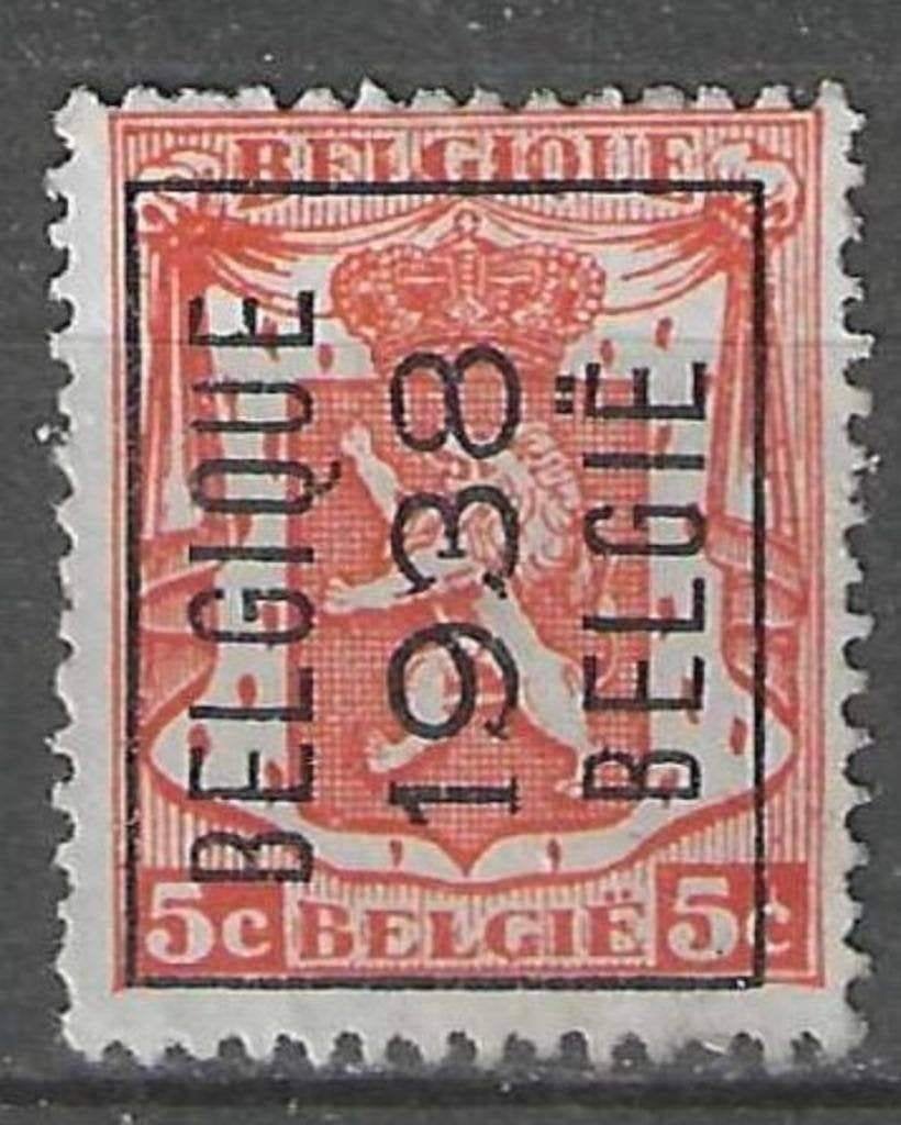 Belgique 1938 - OBP 331pre - Armoiries des petit États (ZG), Envoi, Non oblitéré, Sans gomme