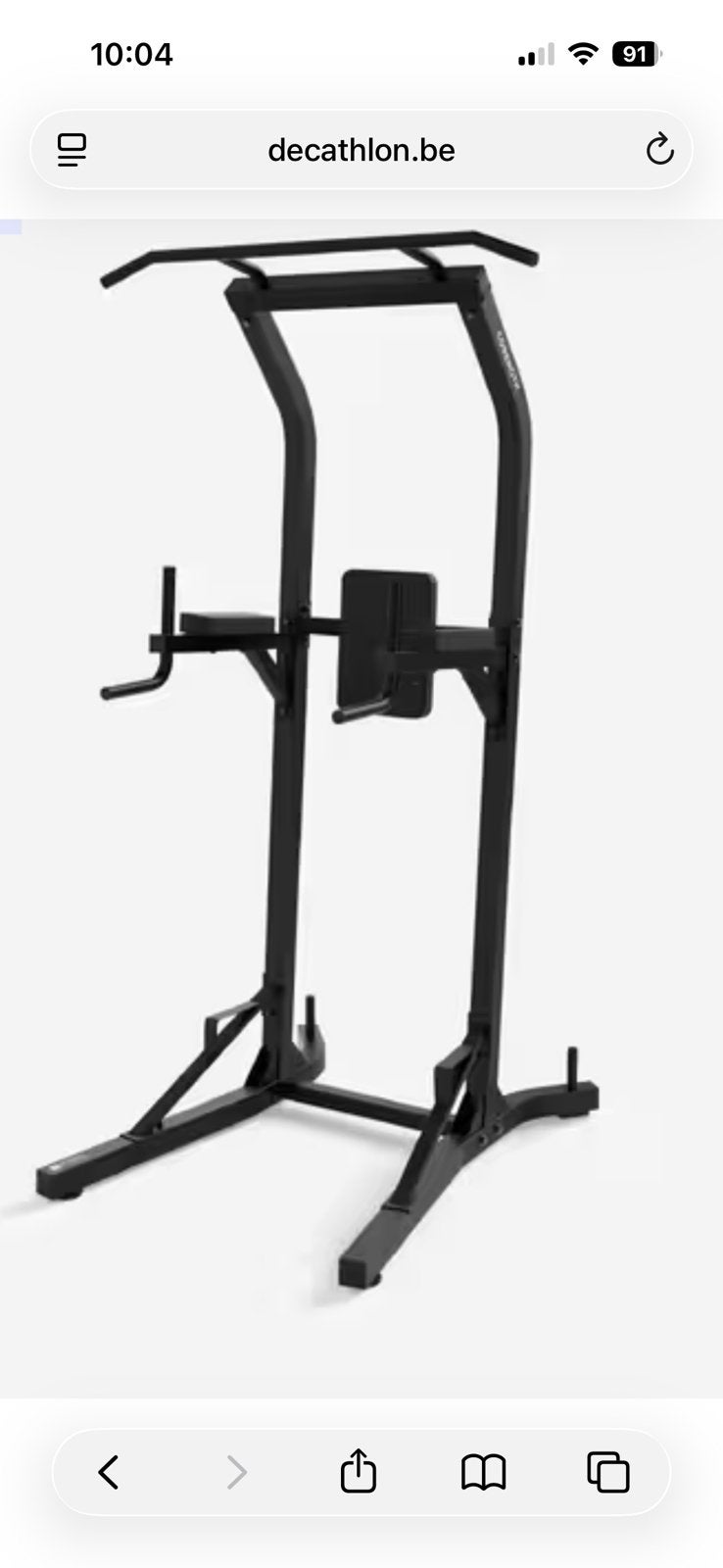 DOMYOS Power tower Training Station 900, Sport en Fitness, Ophalen, Zo goed als nieuw