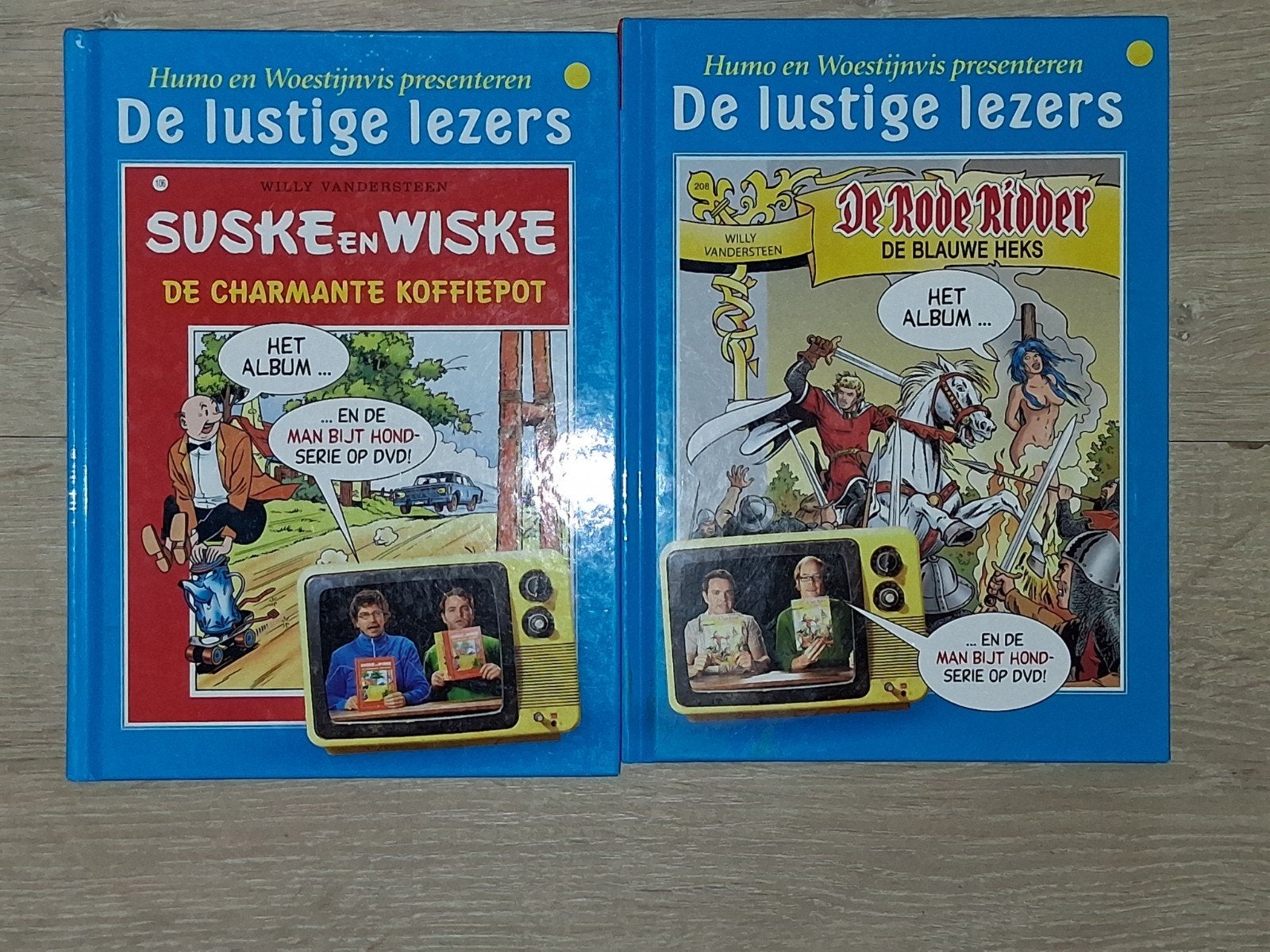 2 strips + dvd suske & wiske / rode ridder, lustige lezers, Boeken, Stripverhalen, Zo goed als nieuw, Meerdere stripboeken, Ophalen of Verzenden
