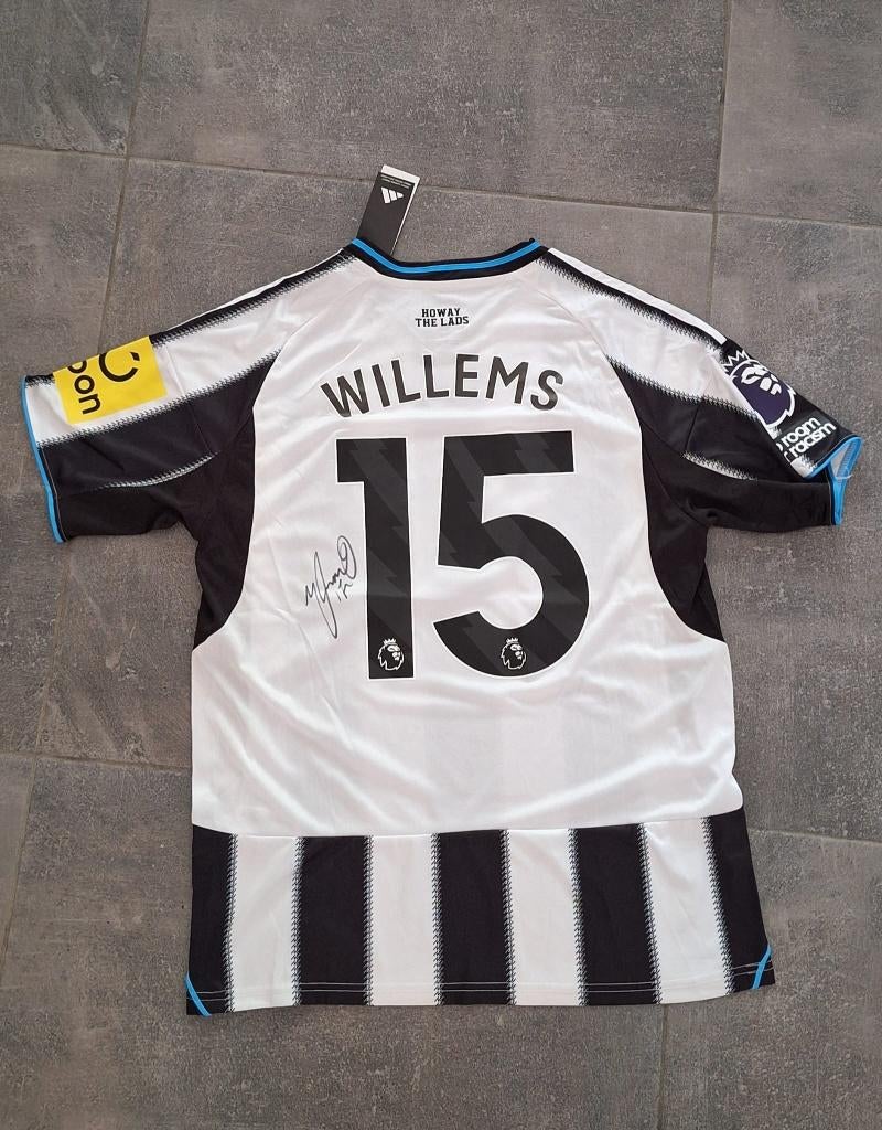 Shirt met handtekening; Jetro Willems # Newcastle United, Verzenden, Nieuw, Shirt
