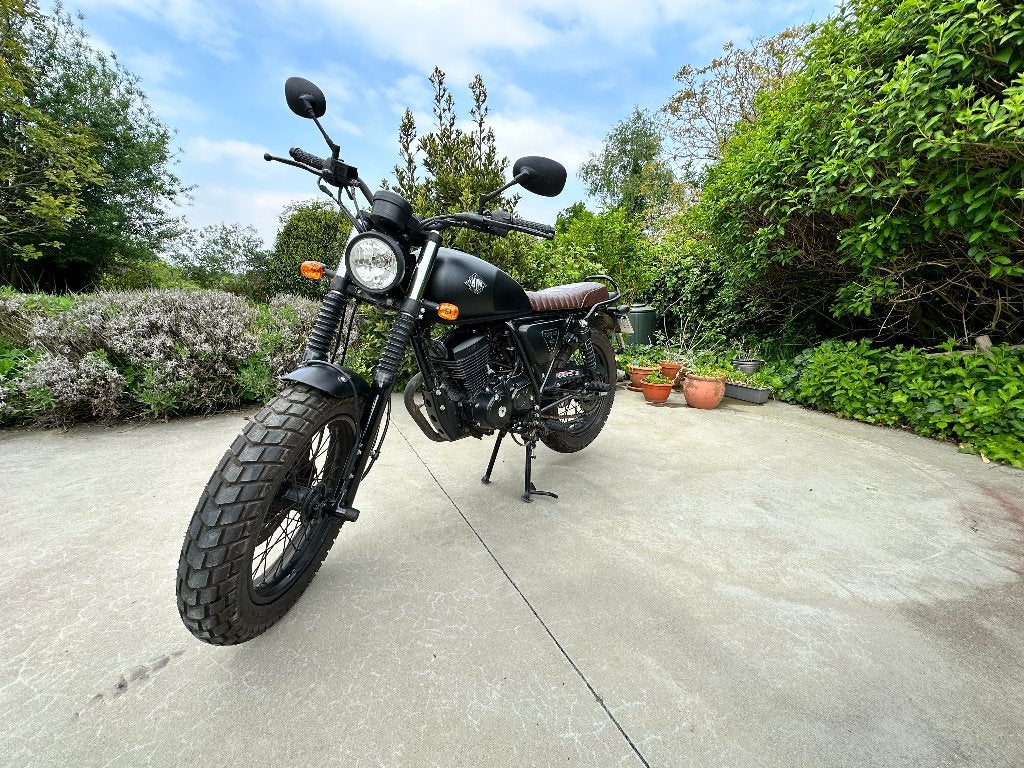 Archive Scrambler 125 cc (Matzwart), Vélos & Vélomoteurs, Cyclomoteurs | Marques Autre, Comme neuf, Classe B (45 km/h), Enlèvement