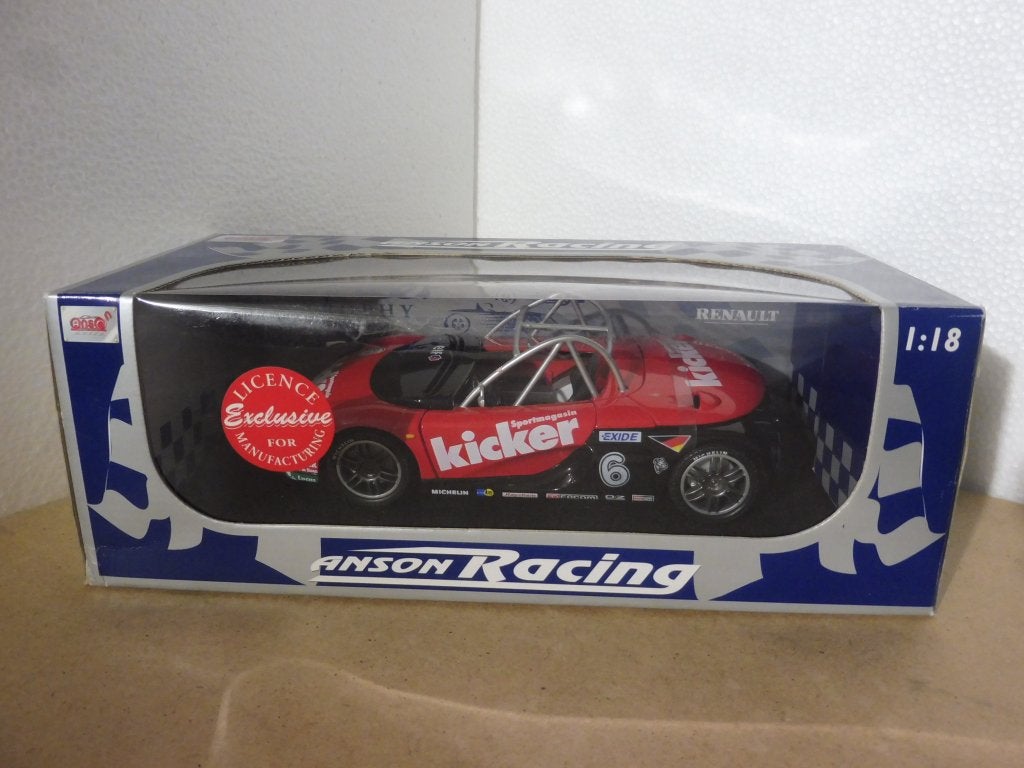 1:18 Anson 30352 Renault RS Spider Trophy 1995 Kicker, Hobby & Loisirs créatifs, Enlèvement ou Envoi, Comme neuf, Voiture, Anson