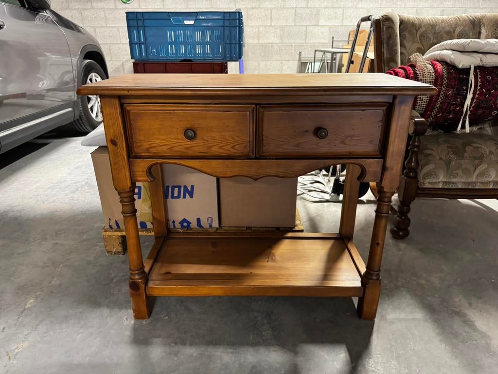 Sidetable met spiegel, Ophalen, Zo goed als nieuw