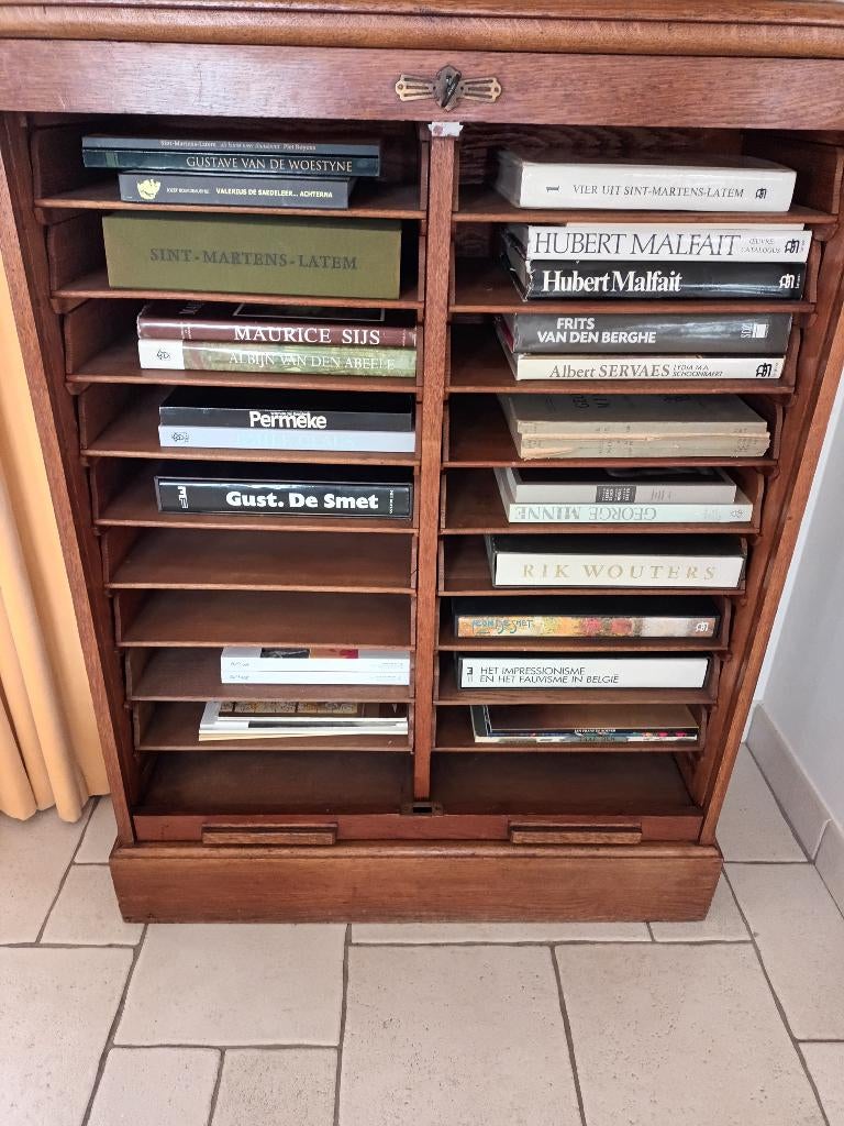 Dossierkast, Antiek, 25 à 50 cm, Avec serrure, Enlèvement