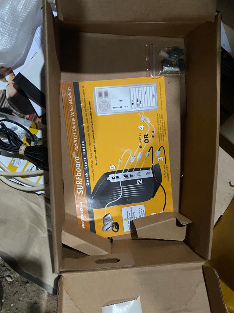 Modem, Enlèvement, Utilisé