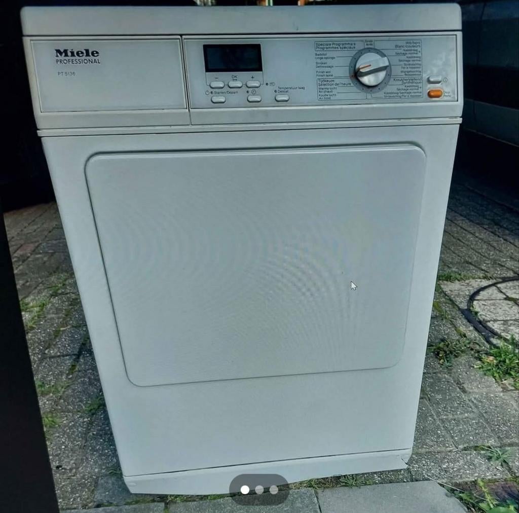 Sèche linge professionnel MIELE PT 5136, Electroménager, 6 à 8 kg, Enlèvement, Utilisé, Évacuation d'air