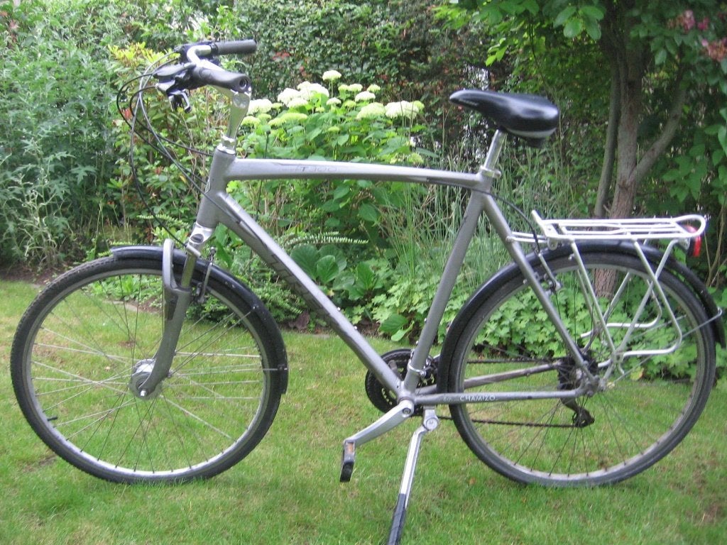 28 inch grote alu trek herenfiets 21 versnellingen kader 62, Gebruikt, Velgrem, Versnellingen, 61 tot 65 cm