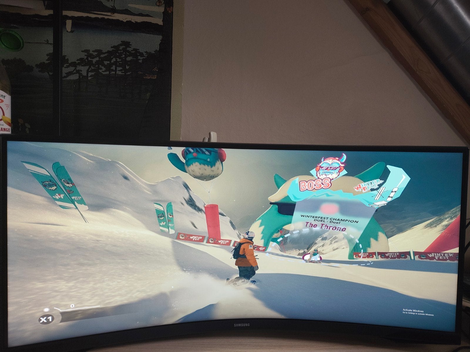 Samsung Monitor (Odyssey G5 LC34G55T), LED, Enlèvement, Samsung, 80 à 100 cm