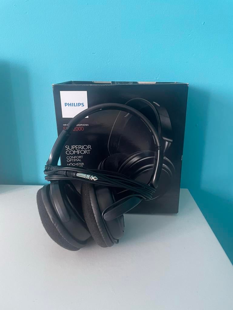 HIFI STEREO HEADPHONE SHP2000, TV, Hi-fi & Vidéo, Casques audio, Philips, Supra-aural, Enlèvement, Neuf