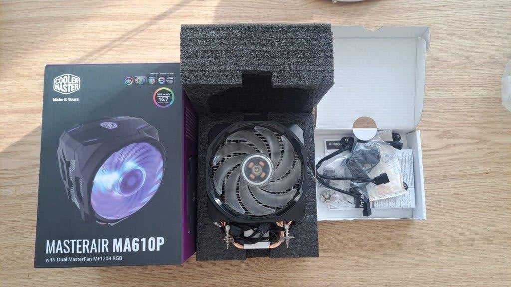 Cooler Master MasterAir MA610P RGB, Computers en Software, Ophalen of Verzenden, Zo goed als nieuw, Luchtkoeling