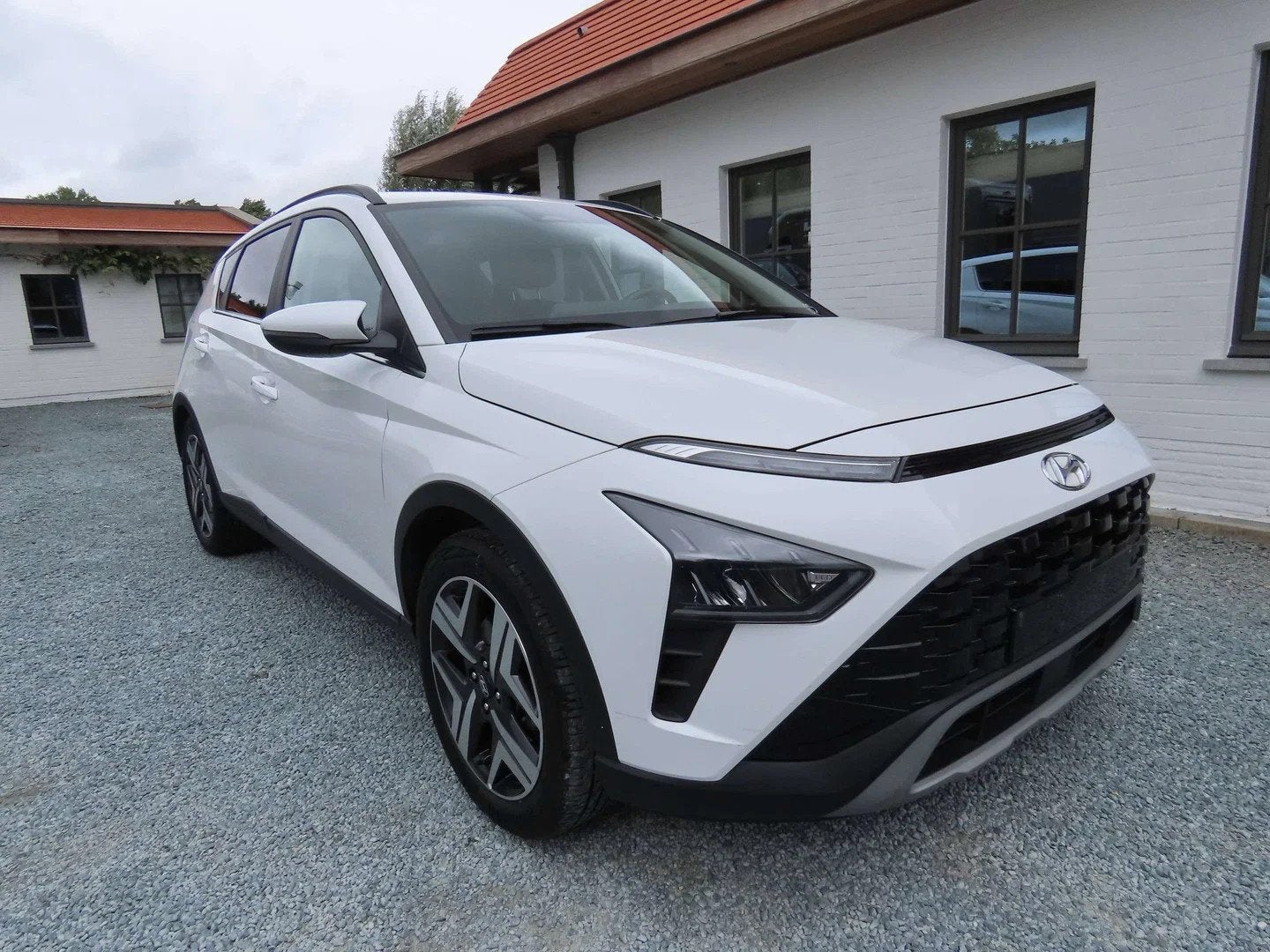 Hyundai Bayon Bayon 1.0 T-GDi MHEV Techno DCT (bj 2022), Automaat, Stof, Gebruikt, Wit