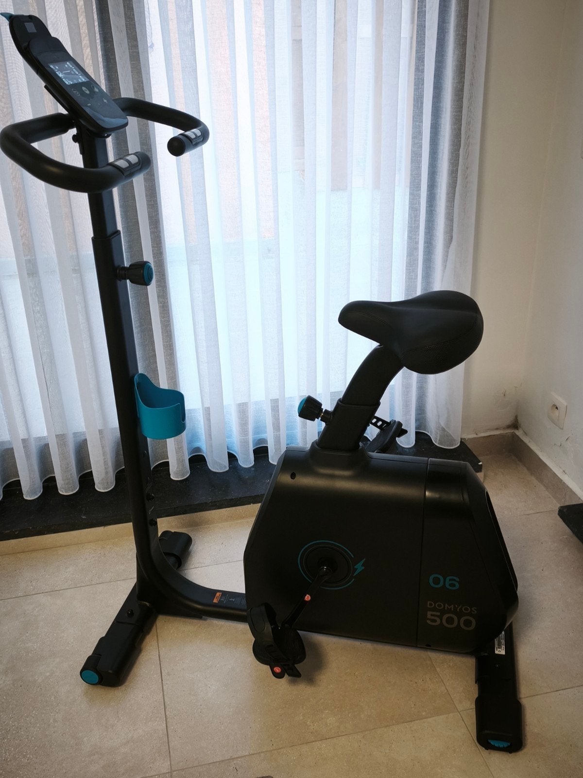 vélo d'appartement Domyos 500/6 comme neuf, Enlèvement, Comme neuf, Vélo d'appartement