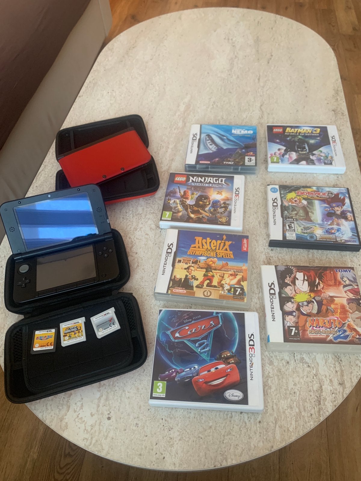 Lot 2x 3ds xl nitendo, Consoles de jeu & Jeux vidéo, Rouge, 3DS XL, Comme neuf, Enlèvement