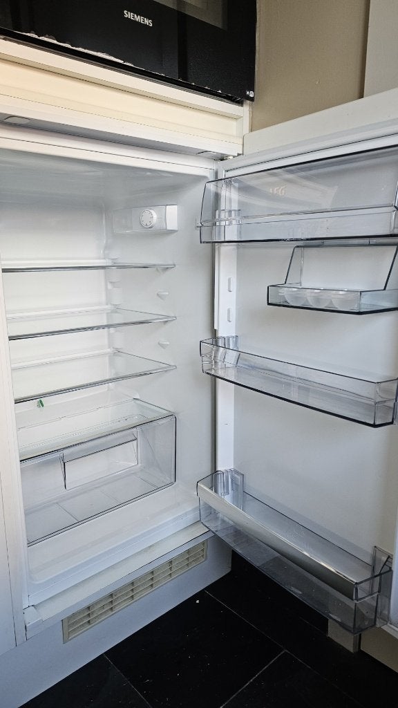 AEG INBOUW KOELKAST, Ophalen, Wit, 50 tot 100 cm, Zo goed als nieuw