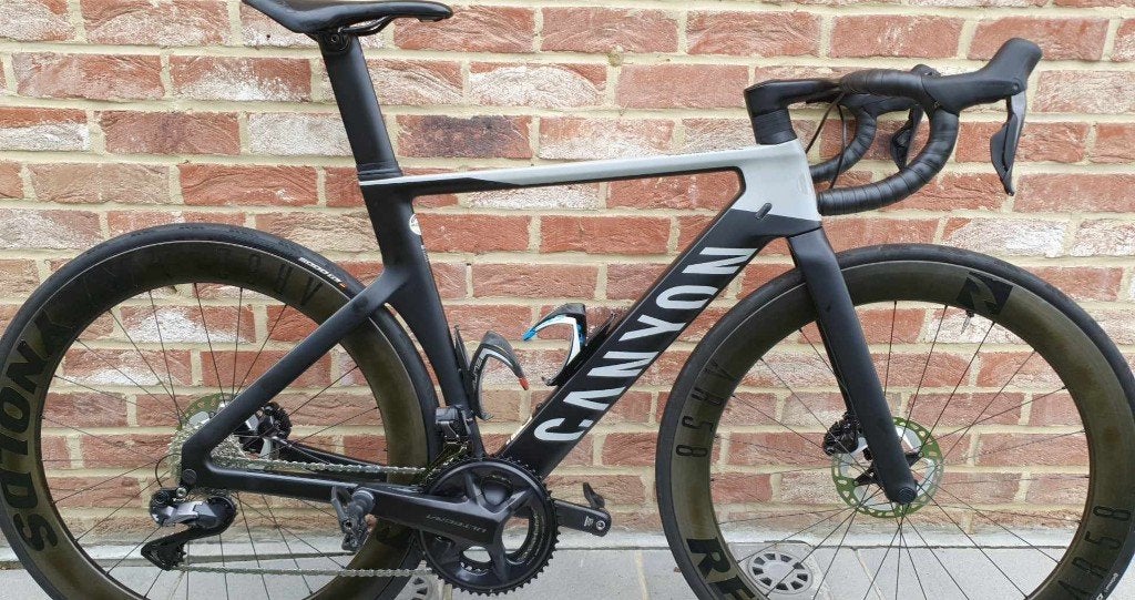 Canyon Aeroad CF SL 2021 (S) - Ultegra DI2 12v - Assomia Duo, Enlèvement, Utilisé, Frein à disque, Autres marques