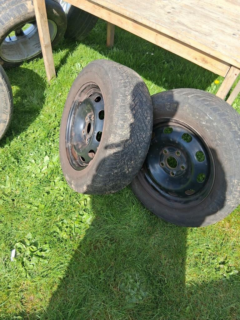 4 jantes VW en tôle GOLF 5,6, CADDY,JETTA ,PASSAT 70€/pour4, Enlèvement, Jante(s)