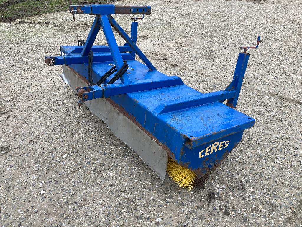 Ceres rolbezem 2,20m voor aan de tractor of shovel, Zakelijke goederen, Landbouw | Werktuigen, Ophalen, Fruitteelt, Werkplaats, Gebouw of Erf