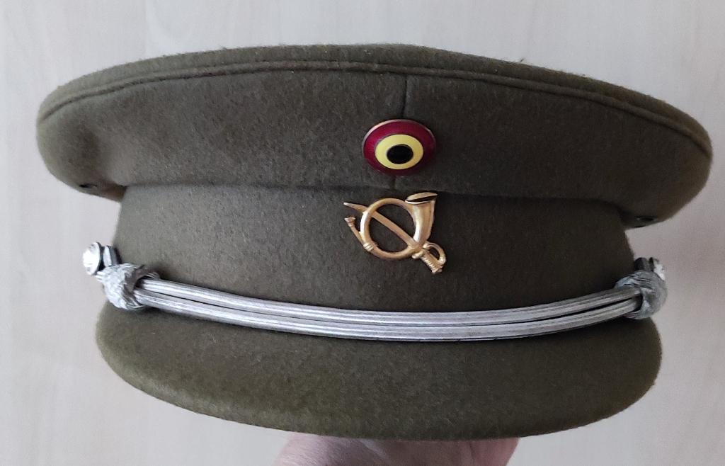 Kepi onder officier Belgisch leger, Verzenden, Landmacht, Helm of Baret