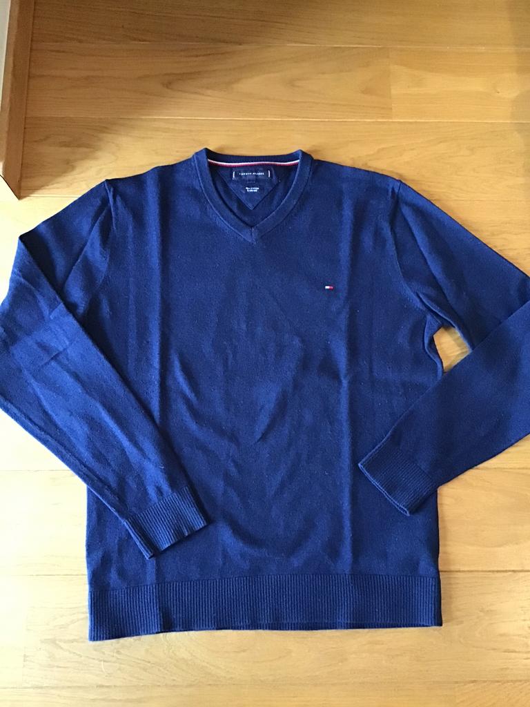 Pull homme Tommy Hilfiger, Enlèvement ou Envoi, Porté, Taille 52/54 (L), Bleu
