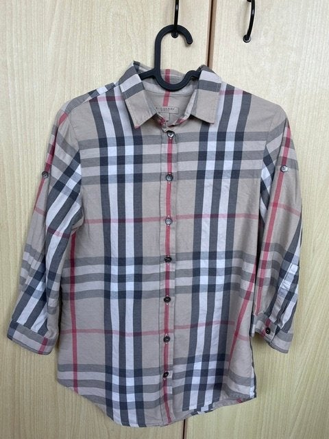 Burberry Brit hemd, Kleding | Dames, Ophalen, Zo goed als nieuw, Maat 34 (XS) of kleiner, Beige
