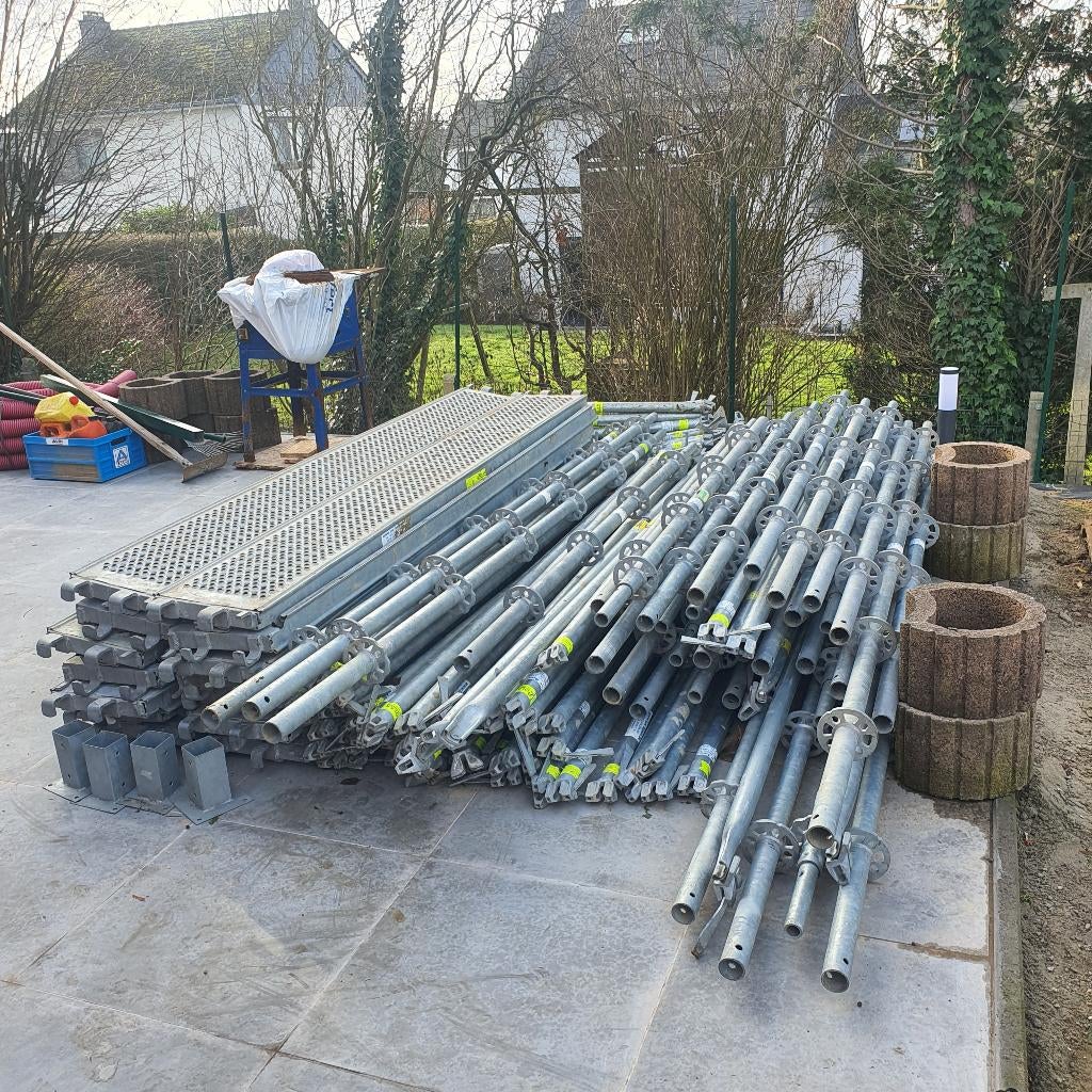 echafaudage, Bricolage & Construction, Échafaudages, Enlèvement, Neuf, Échafaudage de façade, 5 mètres de hauteur ou plus