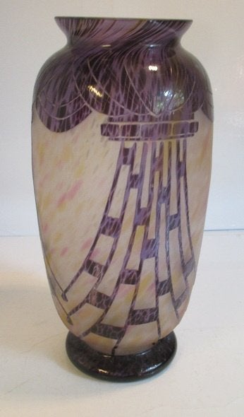 vase Art déco Le Verre Français Charder Schneider, Envoi