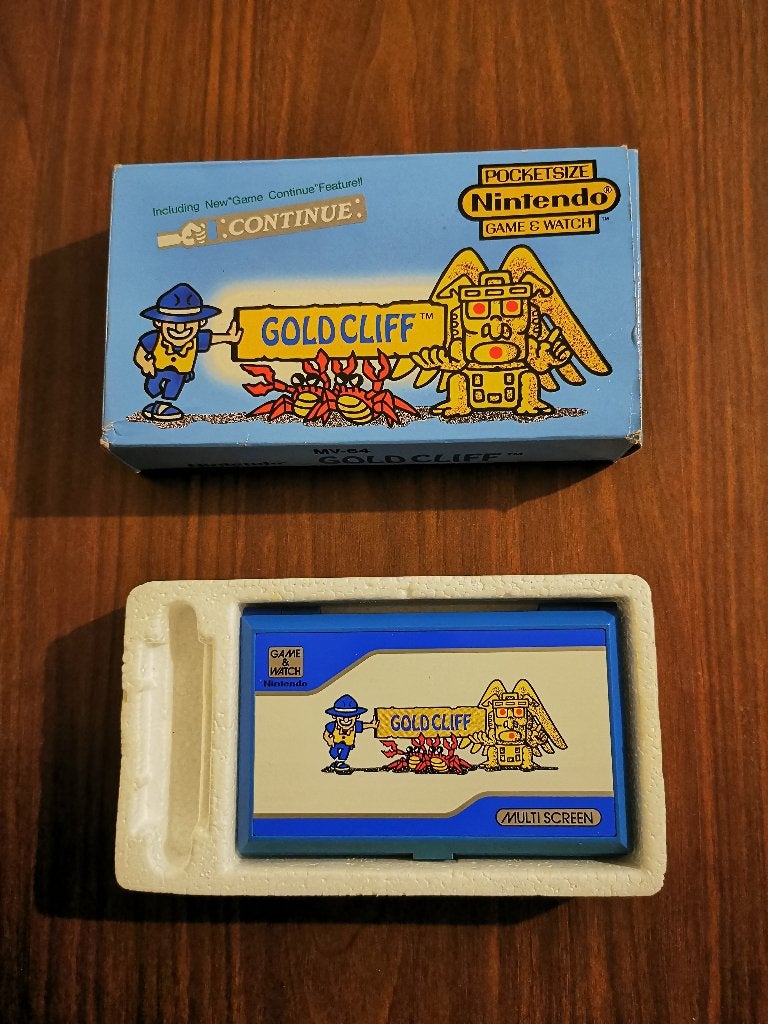 Nintendo Game & Watch Gold Cliff 1988, Consoles de jeu & Jeux vidéo, Jeux | Nintendo Game Boy, 1 joueur, Enlèvement, Utilisé, Plateforme