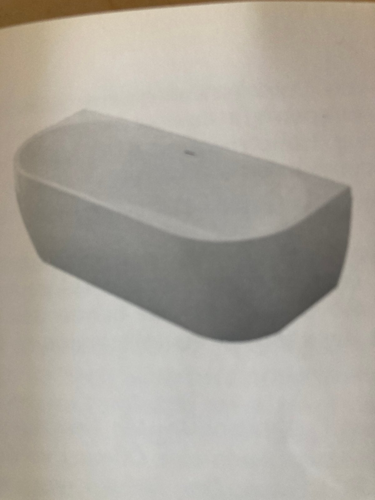 Van Marcke design bad d-shape, Bricolage & Construction, Sanitaire, Enlèvement, Neuf, Baignoire