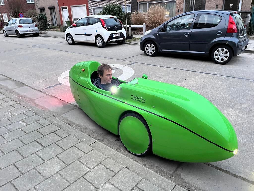 Velomobiel Waw 436 te koop met racekap (3.500€), Fietsen en Brommers, Fietsen | Ligfietsen, Zo goed als nieuw, Ophalen