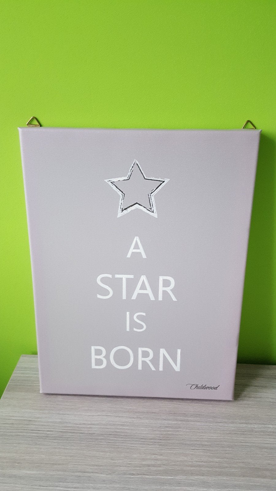 Childwood "A Star is Born" 30x40cm, Enlèvement