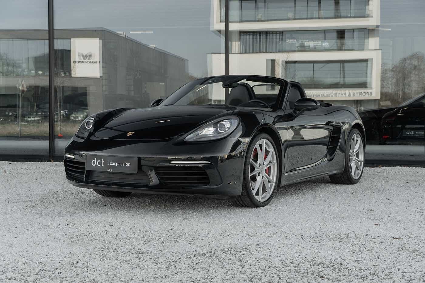 Porsche Boxster S SportChrono ParkAssist CruiseControl, Auto's, Porsche, Gebruikt, Cabriolet, Zwart, Bedrijf