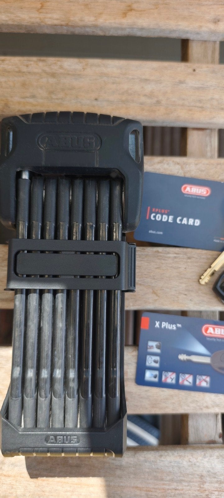 Abus X plus tm 120 cm slot, Ophalen