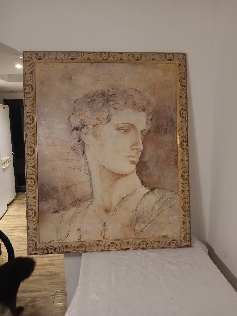 Tableau peinture, Antiquités & Art, Art | Peinture | Classique, Enlèvement, Peint à la main, Panneau