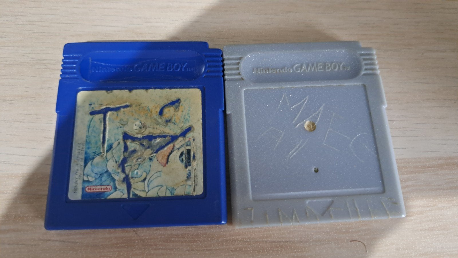 Pokemon Silver en Blue-versie Nintendo Gameboy Originals, Ophalen of Verzenden, Gebruikt