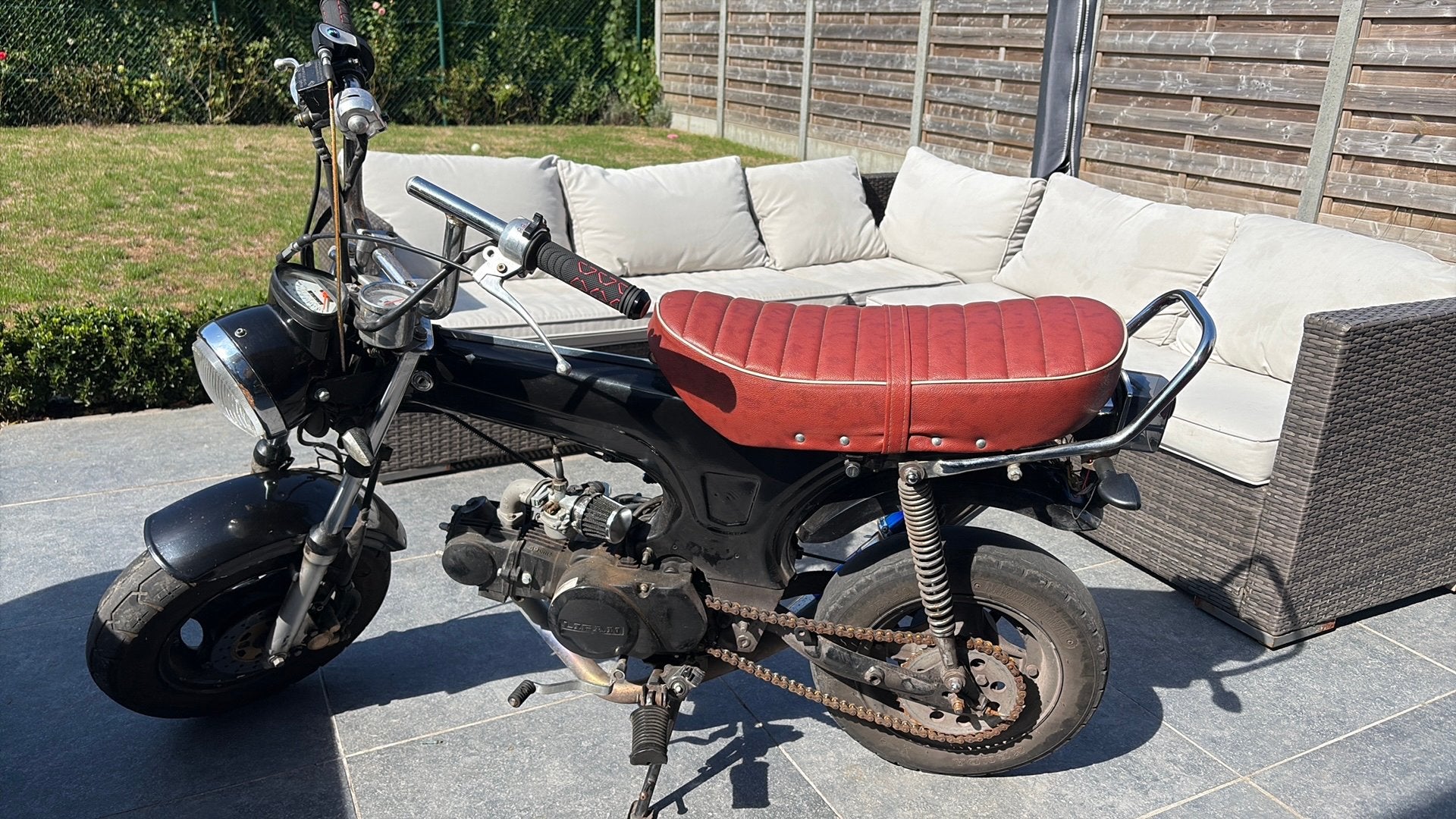 Brommer dax, Fietsen en Brommers, Ophalen, Gebruikt, Klasse B (45 km/u), 4 versnellingen