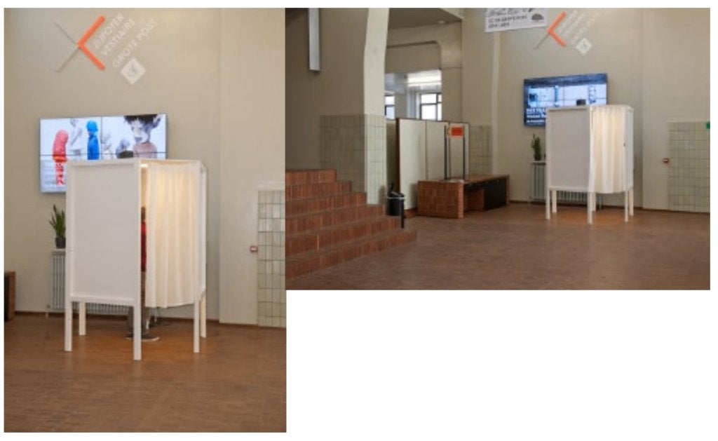 kunstinstallatie, Ophalen, Gebruikt