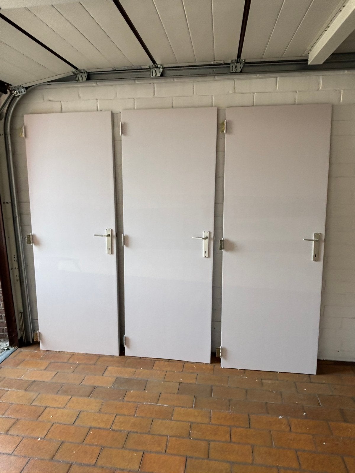 Deuren met scharnier en klink (5st), Moins de 200 cm, Porte intérieure, Enlèvement, Utilisé