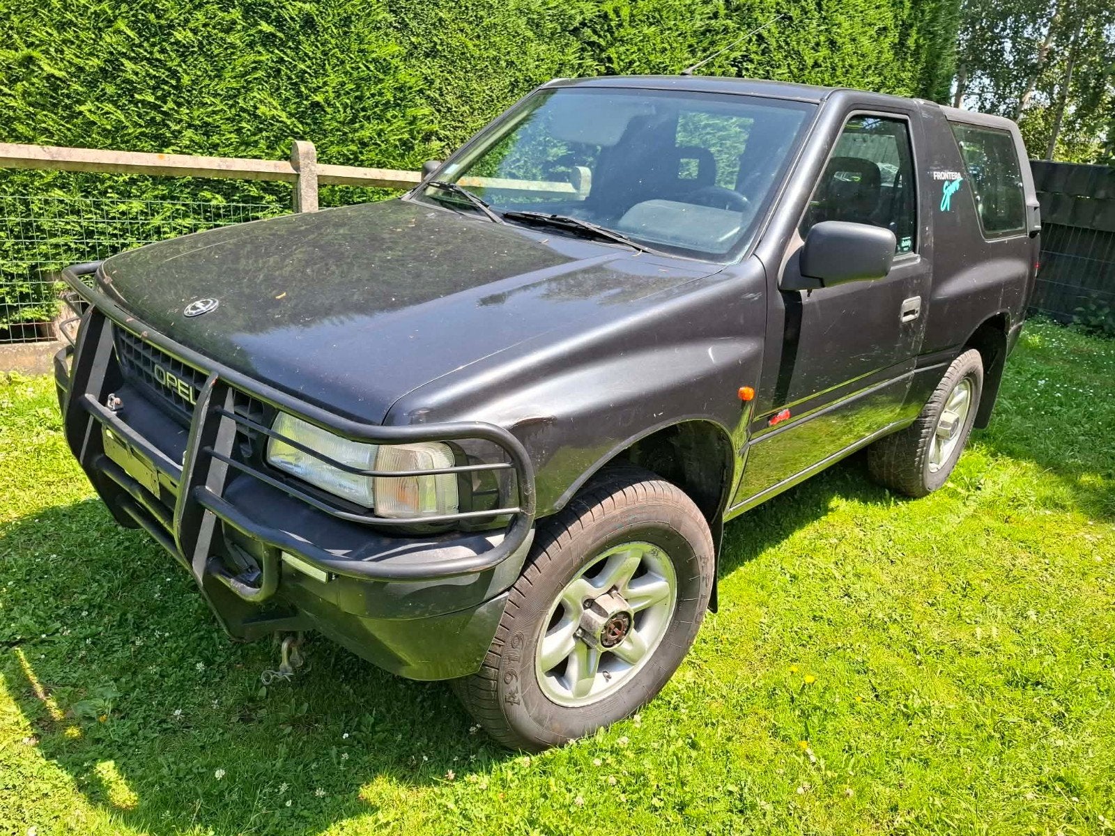 Opel Frontera Sport 2.8TDI 1995, Auto's, 4 zetels, Stof, Zwart, 4 cilinders