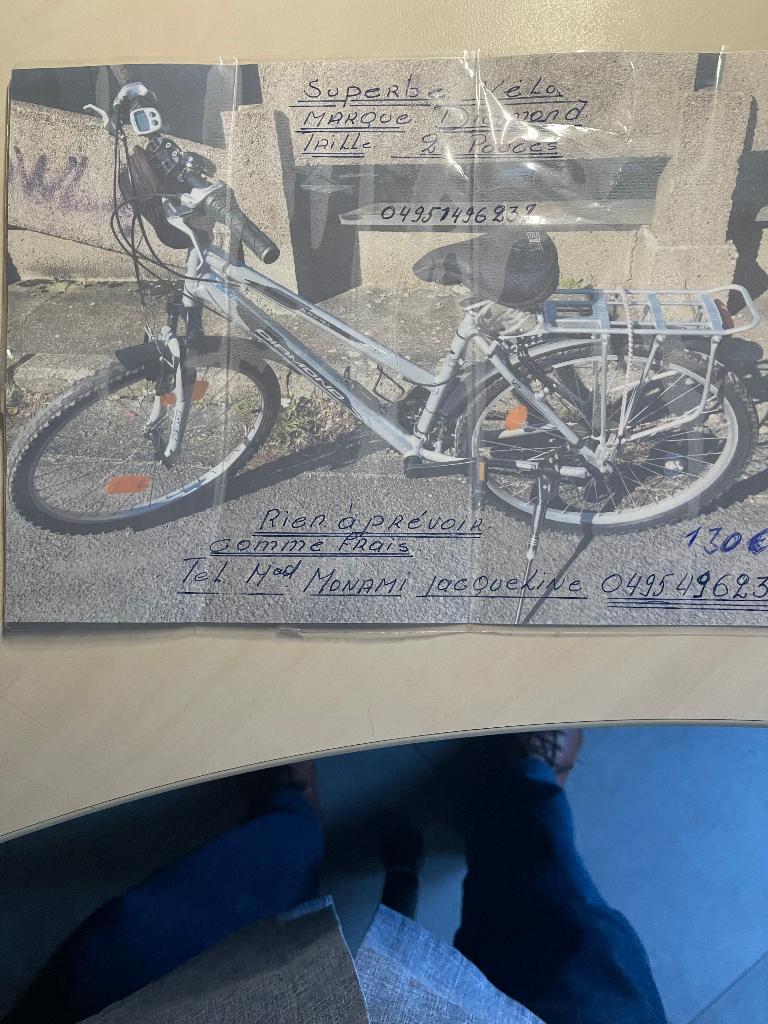 Vélo Dame de marque Diamond, Vélos & Vélomoteurs, Enlèvement, Comme neuf, Autres marques