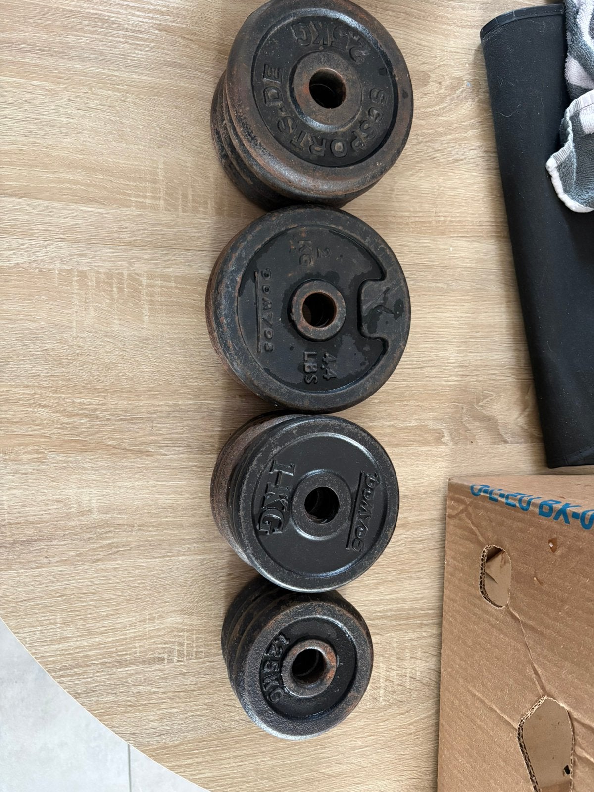 Poids musculation, Enlèvement, Utilisé