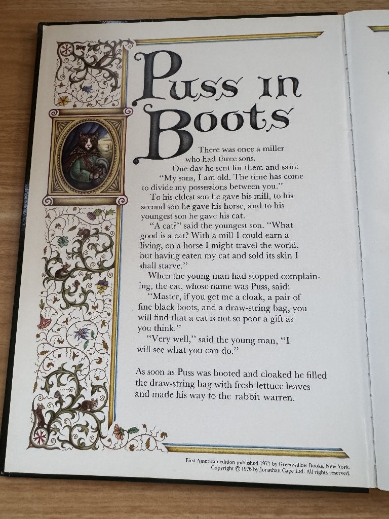 Puss in Boots — Nicola Bayley, pop-up prentenboek 1977, Gelezen, Nicola Bayley, Ophalen of Verzenden, Sprookjes
