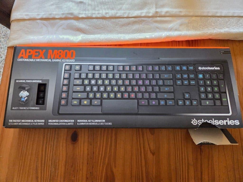 SteelSeries Apex M800 – Mechanisch, Ophalen, Zo goed als nieuw, Gaming, Met videokaart