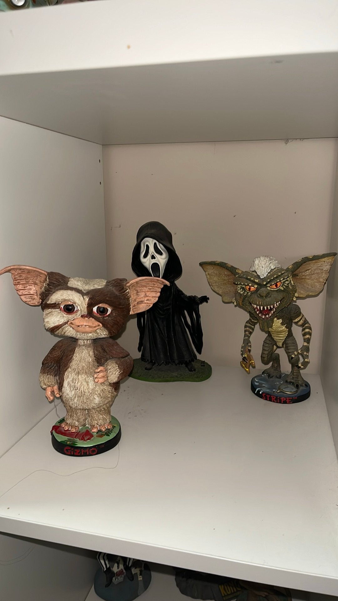 Filmpoppen Gremlins en scream, Ophalen, Zo goed als nieuw, Film, Actiefiguur of Pop