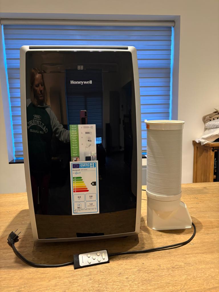 Climatiseur mobile honeywell, Elektronische apparatuur, Airco's, Ophalen, Minder dan 60 m³, Energieklasse A of zuiniger, Zo goed als nieuw