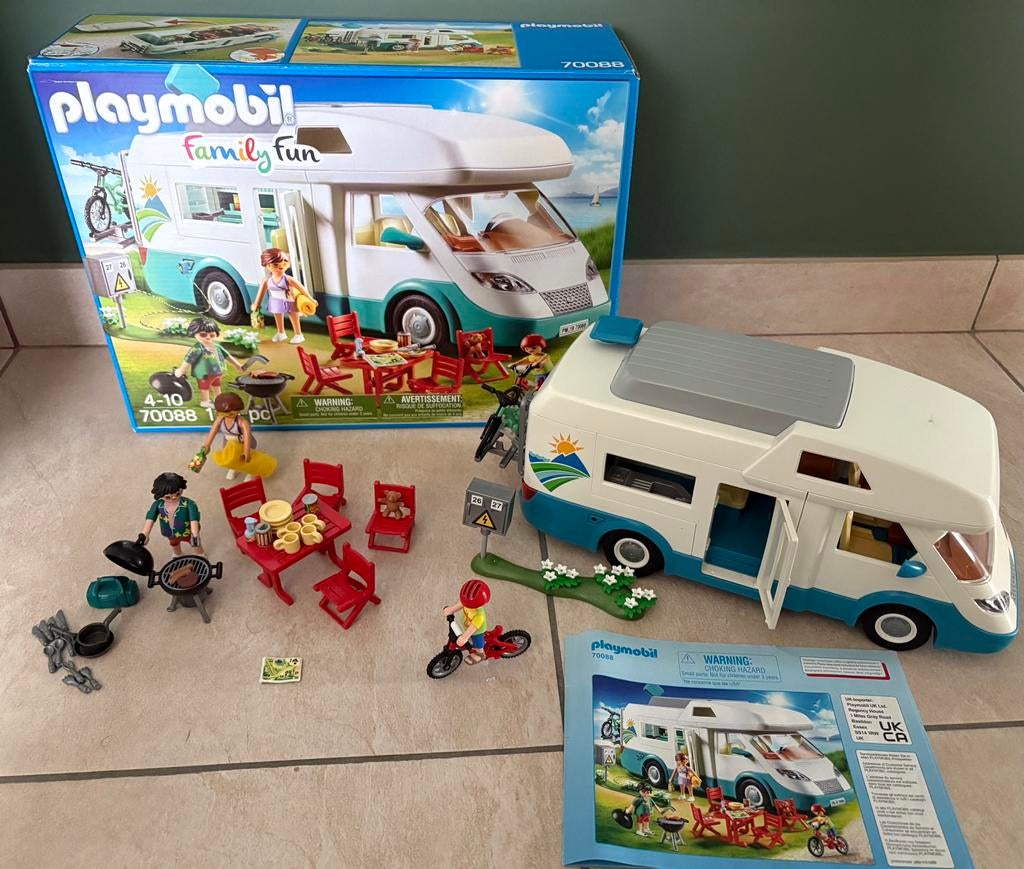 70088 mobilhome, Kinderen en Baby's, Speelgoed | Playmobil, Ophalen of Verzenden, Zo goed als nieuw