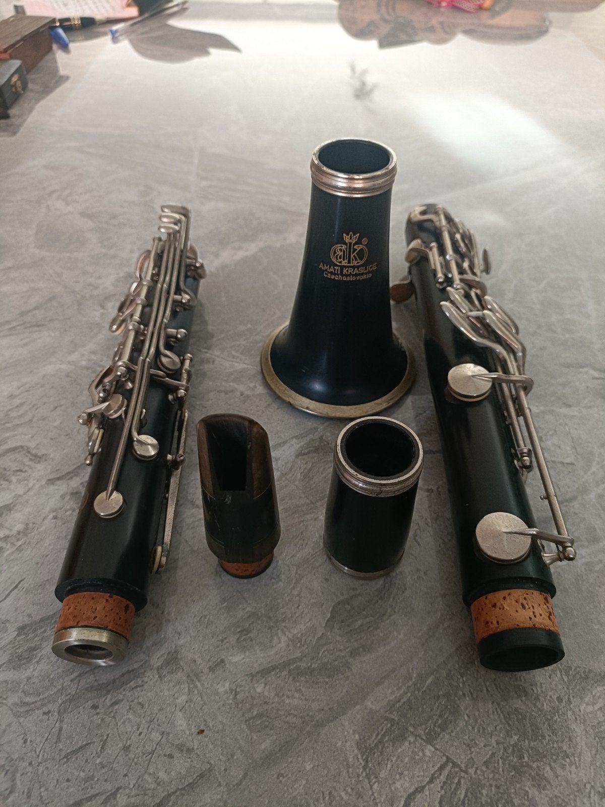 Clarinette AMATI KRASLICE ACL 212. années 1970., Musique & Instruments, Enlèvement ou Envoi, Utilisé, Bois, Clarinette en Mi
