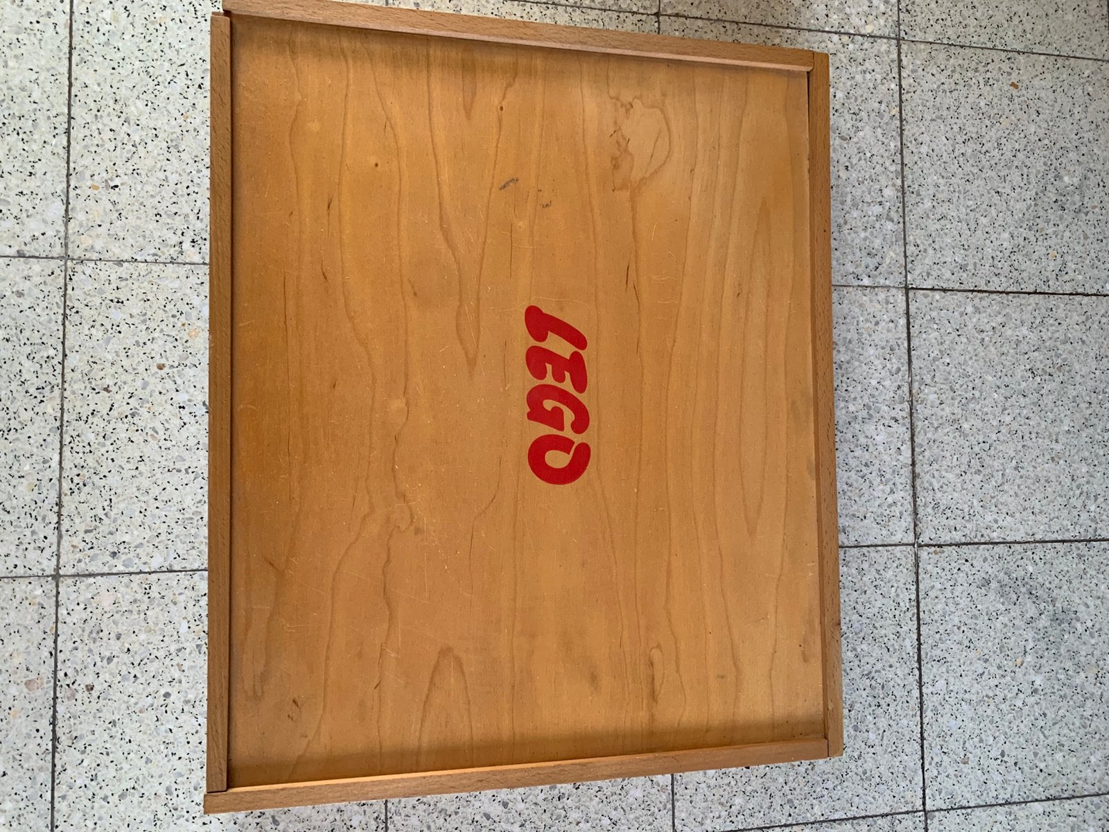 Houten koffer Lego jaren ‘60, Ophalen
