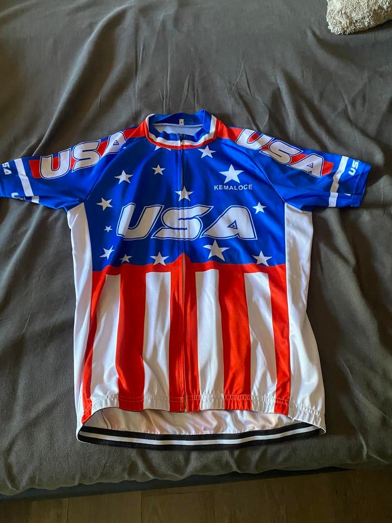 Origineel TEAM USA shirt en jas retro, Fietsen en Brommers, Ophalen of Verzenden, Zo goed als nieuw